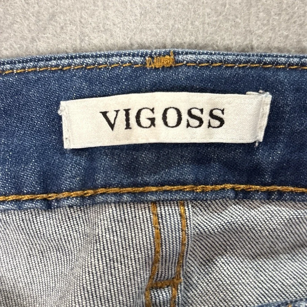 Vigoss 27 x 30 Jagger Skinny Medium Wash Stretch Denim Jeans